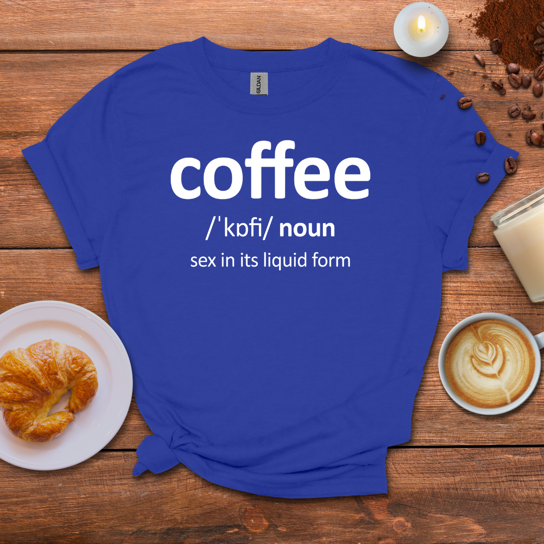 Coffee definition T-shirt