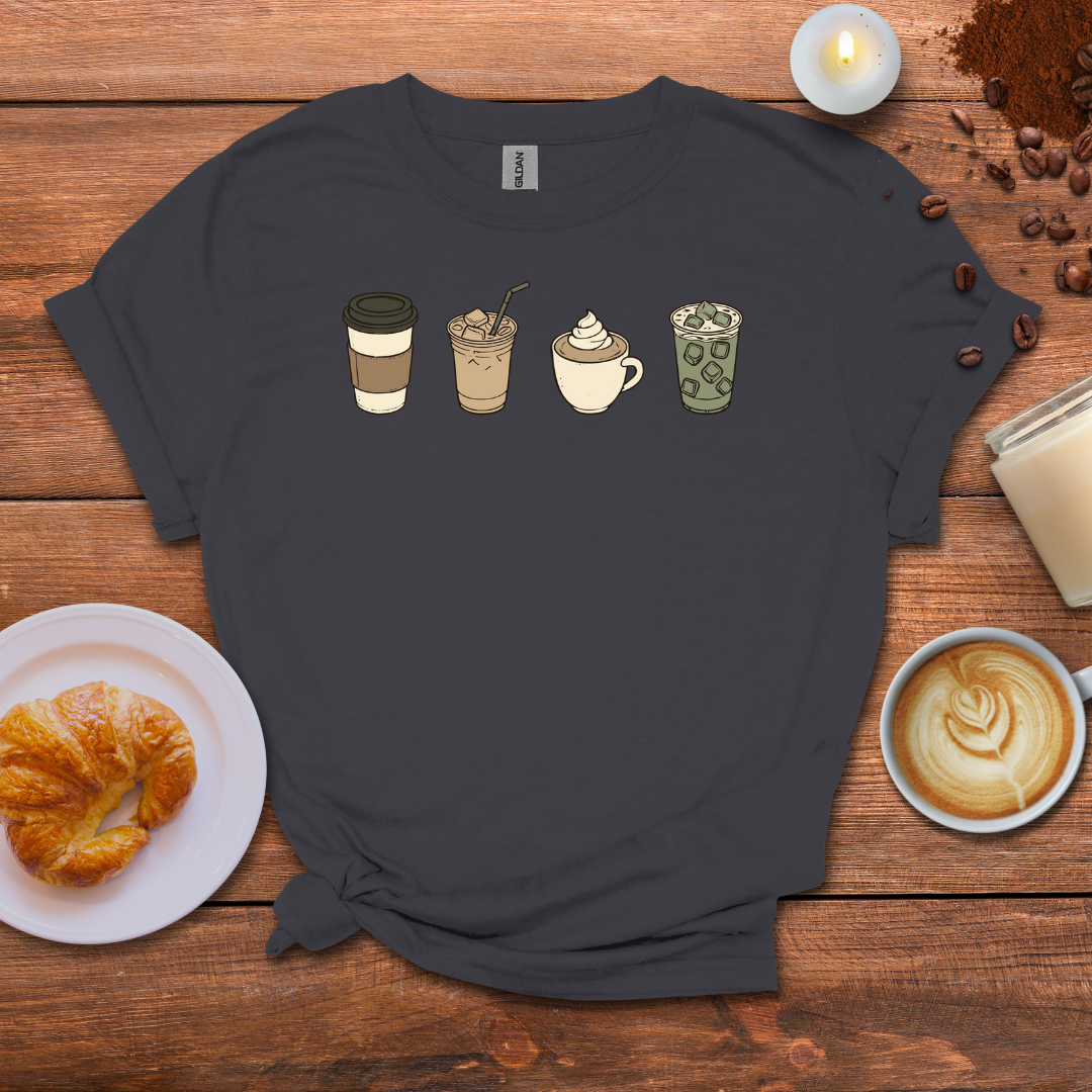 4 chill cups of coffee T-shirt