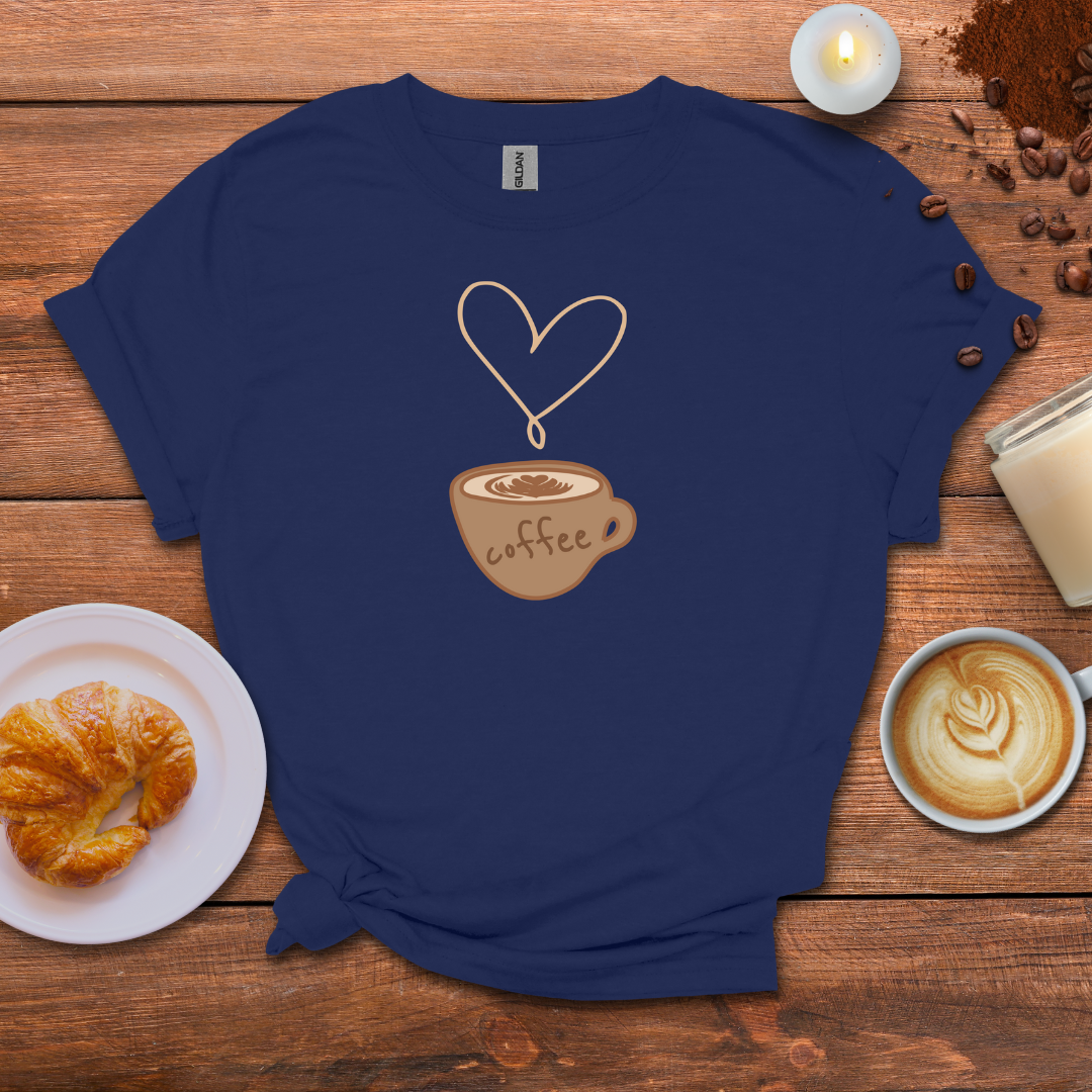 Coffee and Heart T-shirt