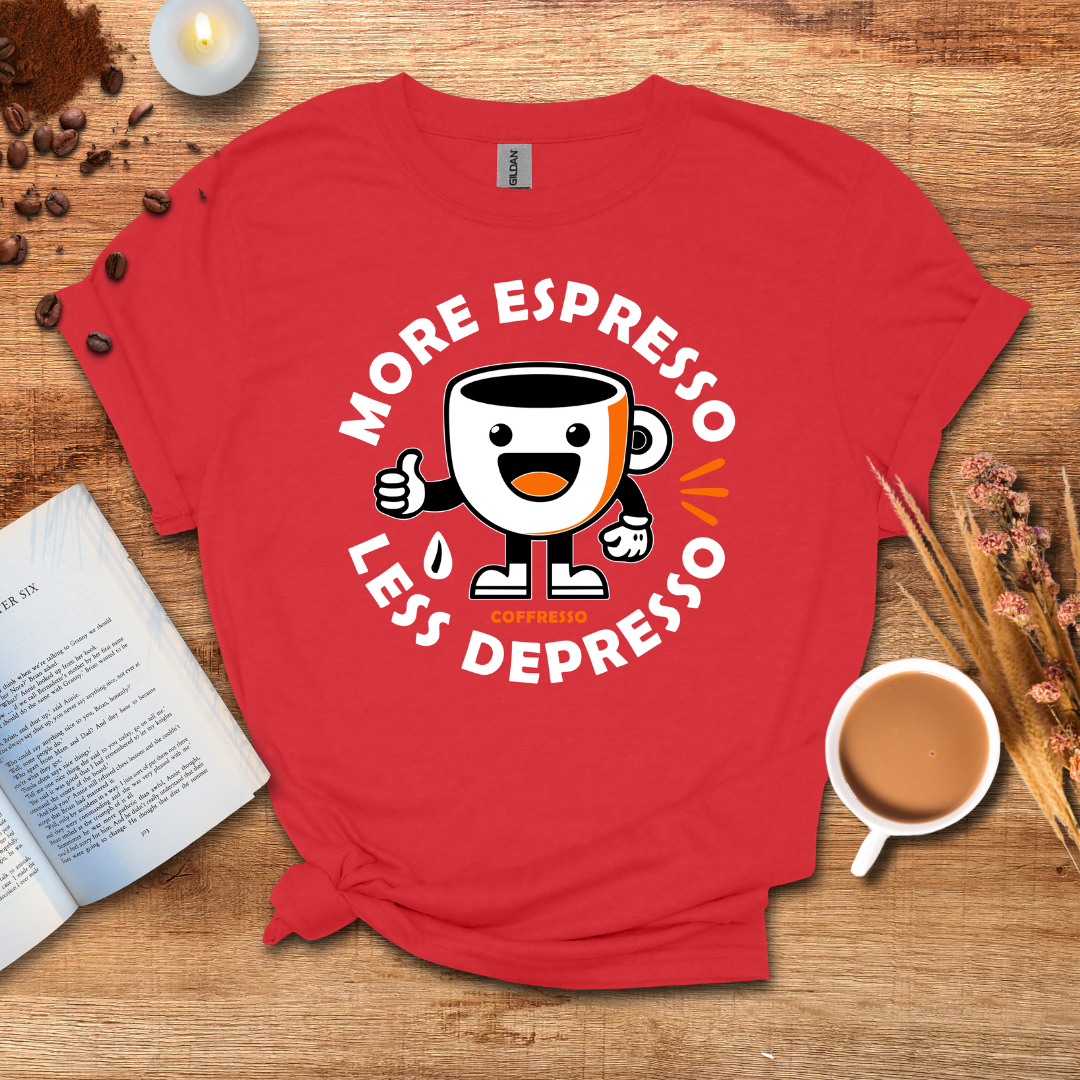 More Expresso Less Depresso T-shirt