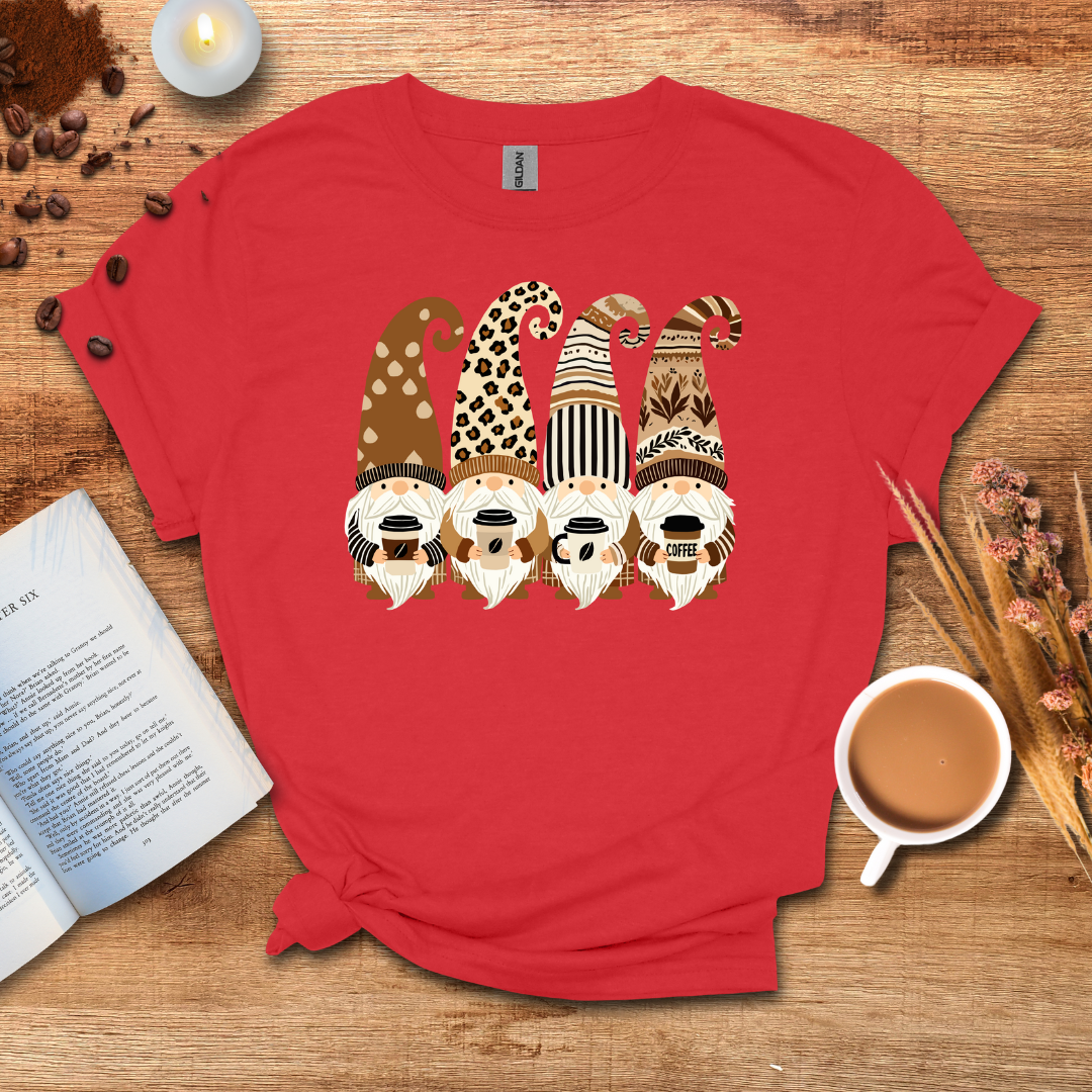 Gnomes coffee cups T-shirt