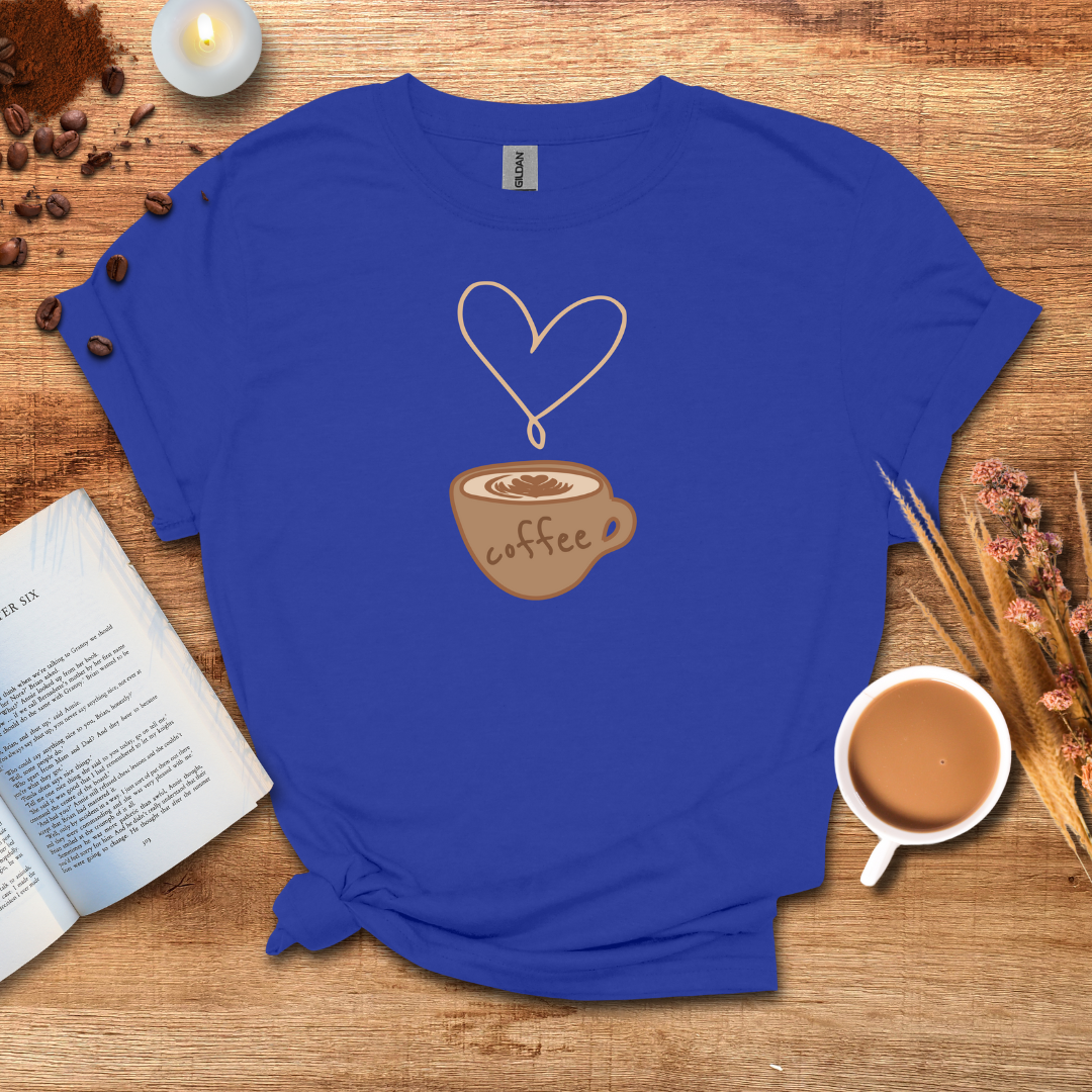 Coffee and Heart T-shirt