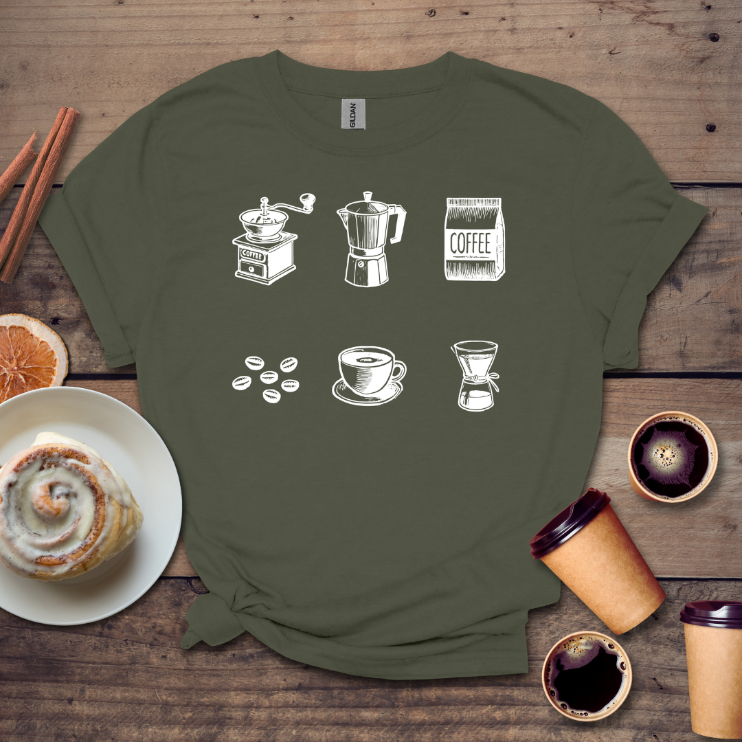 Coffee Items T-shirt