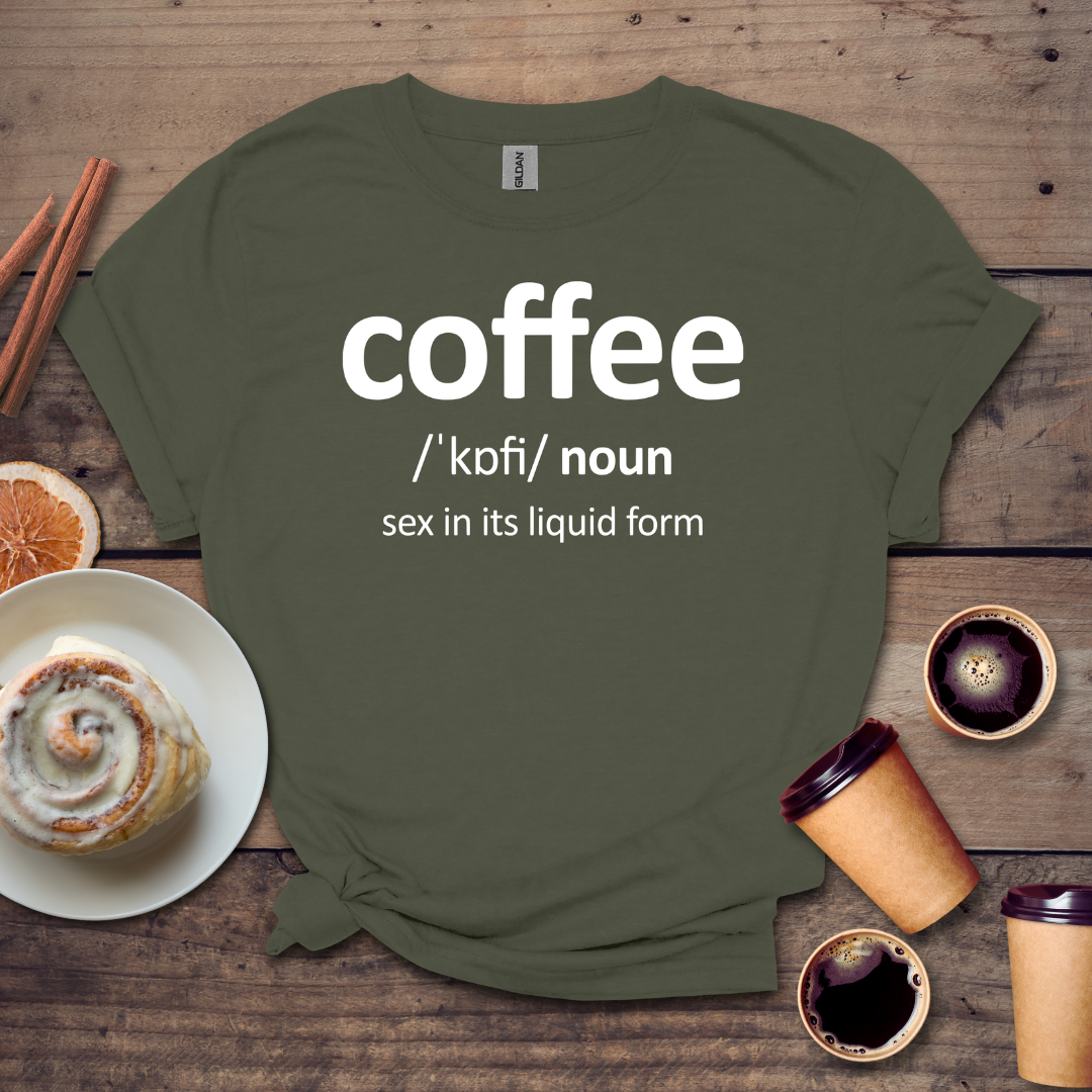 Coffee definition T-shirt