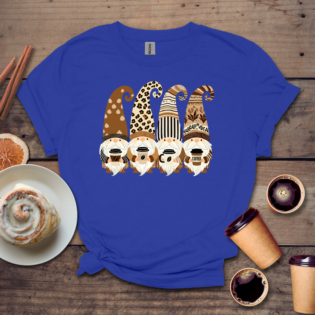 Gnomes coffee cups T-shirt