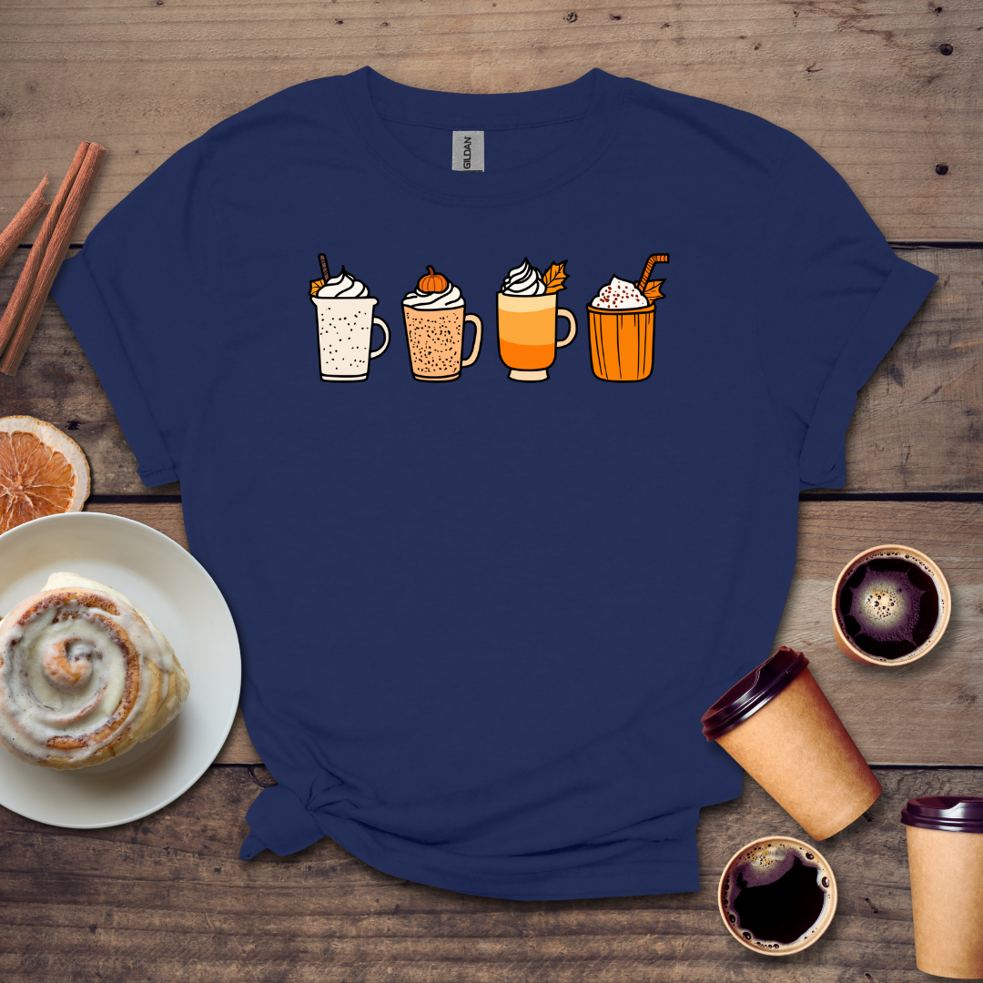 Pumpkin coffee T-shirt