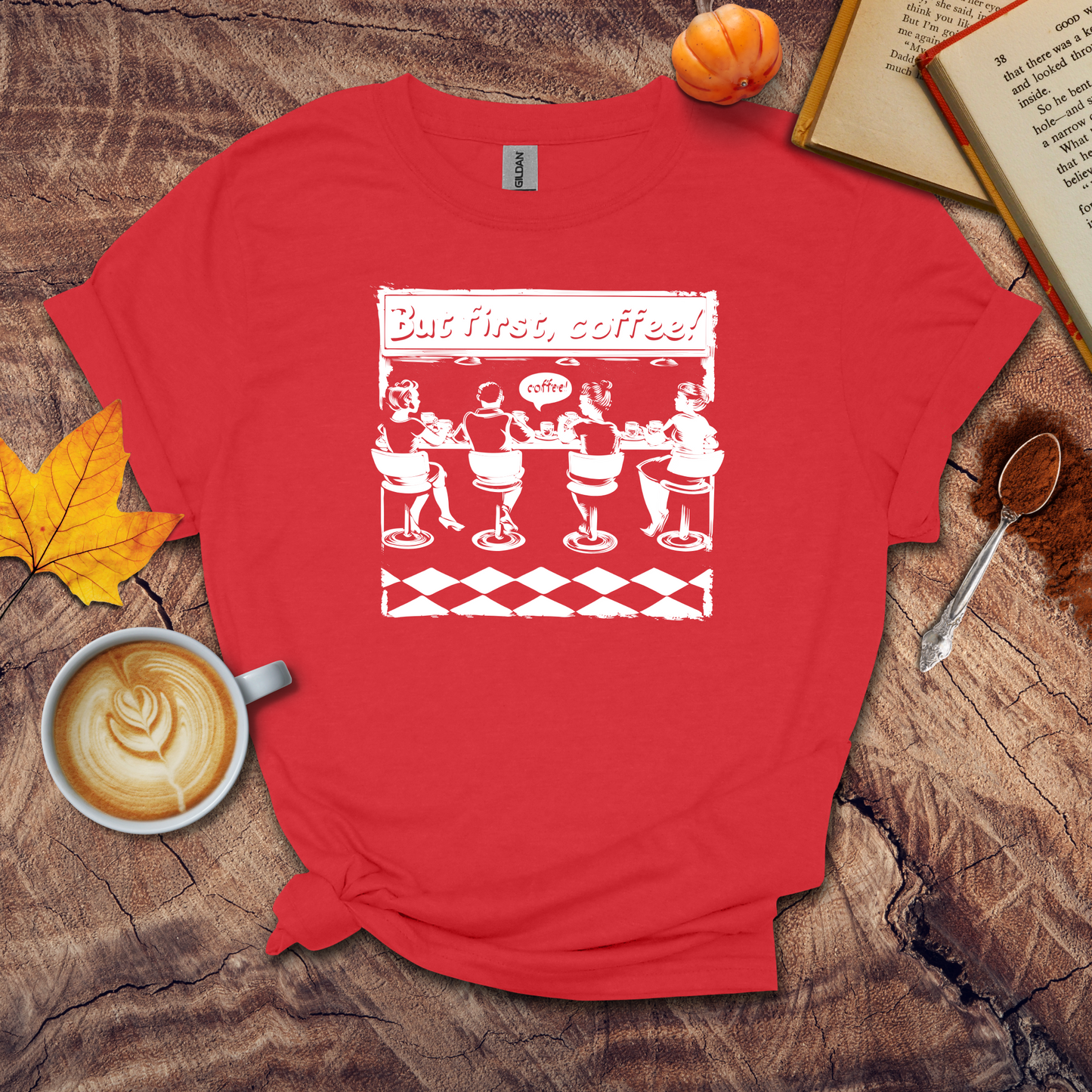 But first coffee retro T-shirt