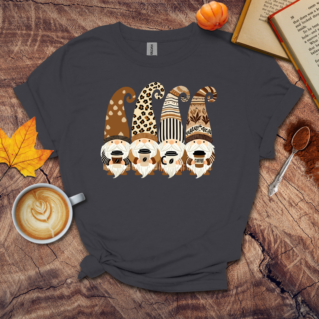 Gnomes coffee cups T-shirt