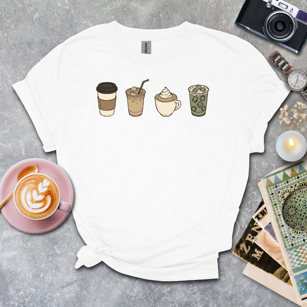 4 chill cups of coffee T-shirt