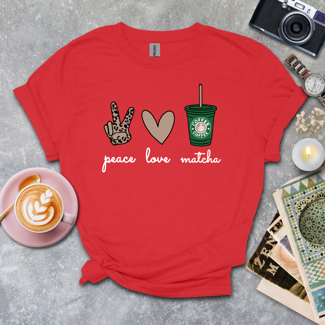 Peace Love Matcha T-shirt