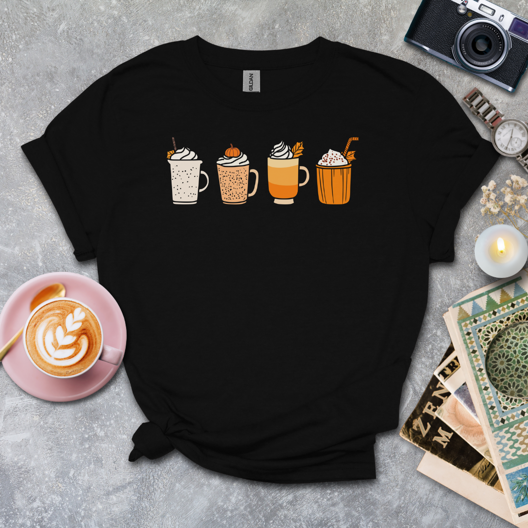 Pumpkin coffee T-shirt