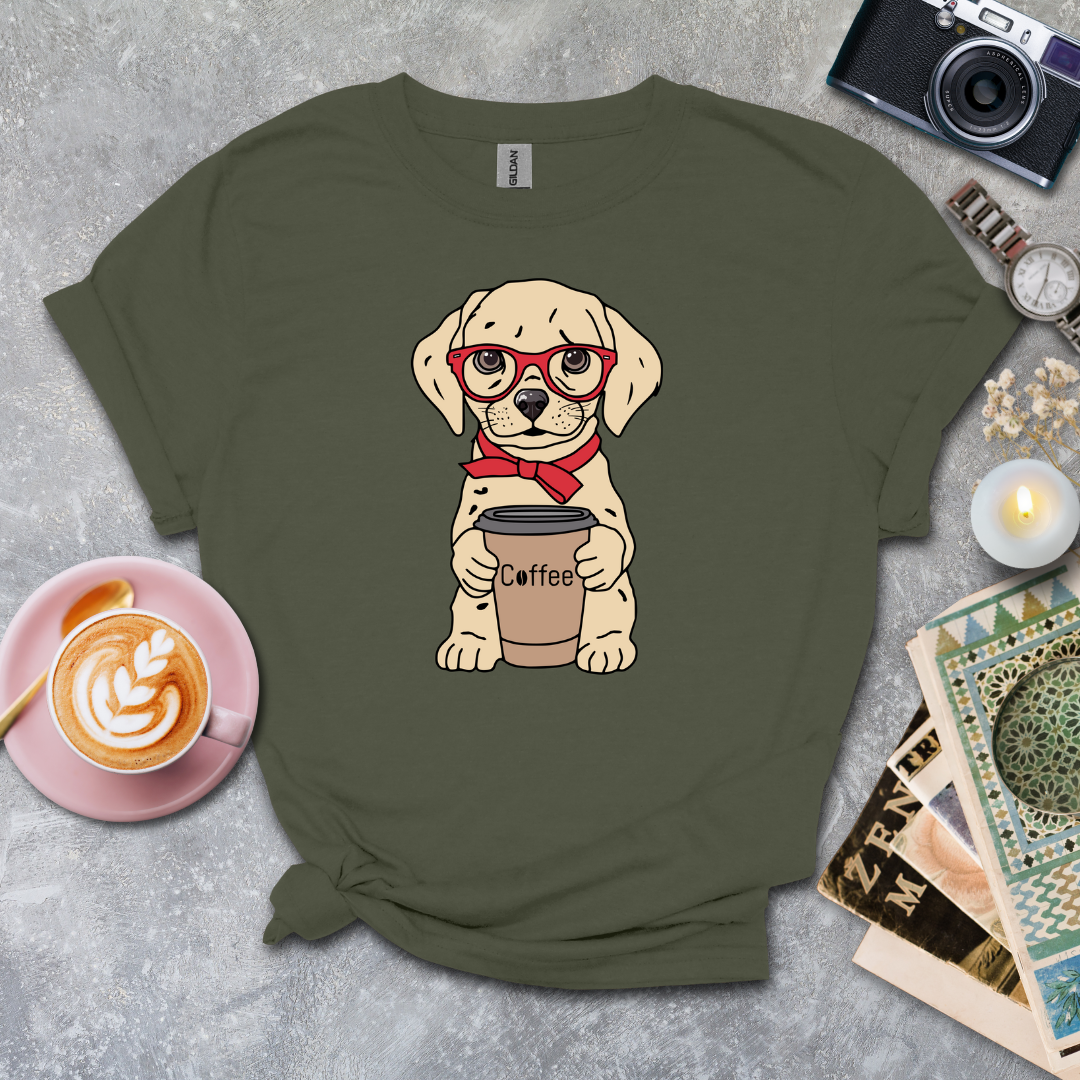 Dog and Coffee T-shirt