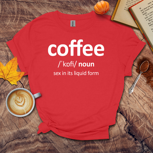 Coffee definition T-shirt