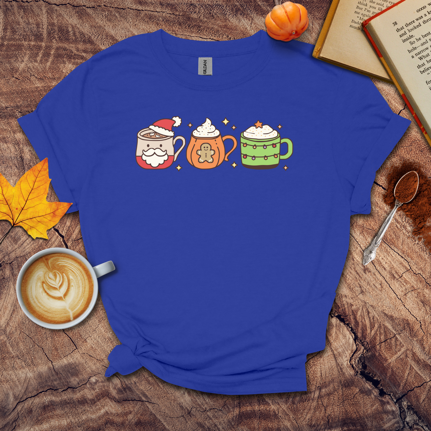 Santa, Gingerbread, Christmas tree T-shirt