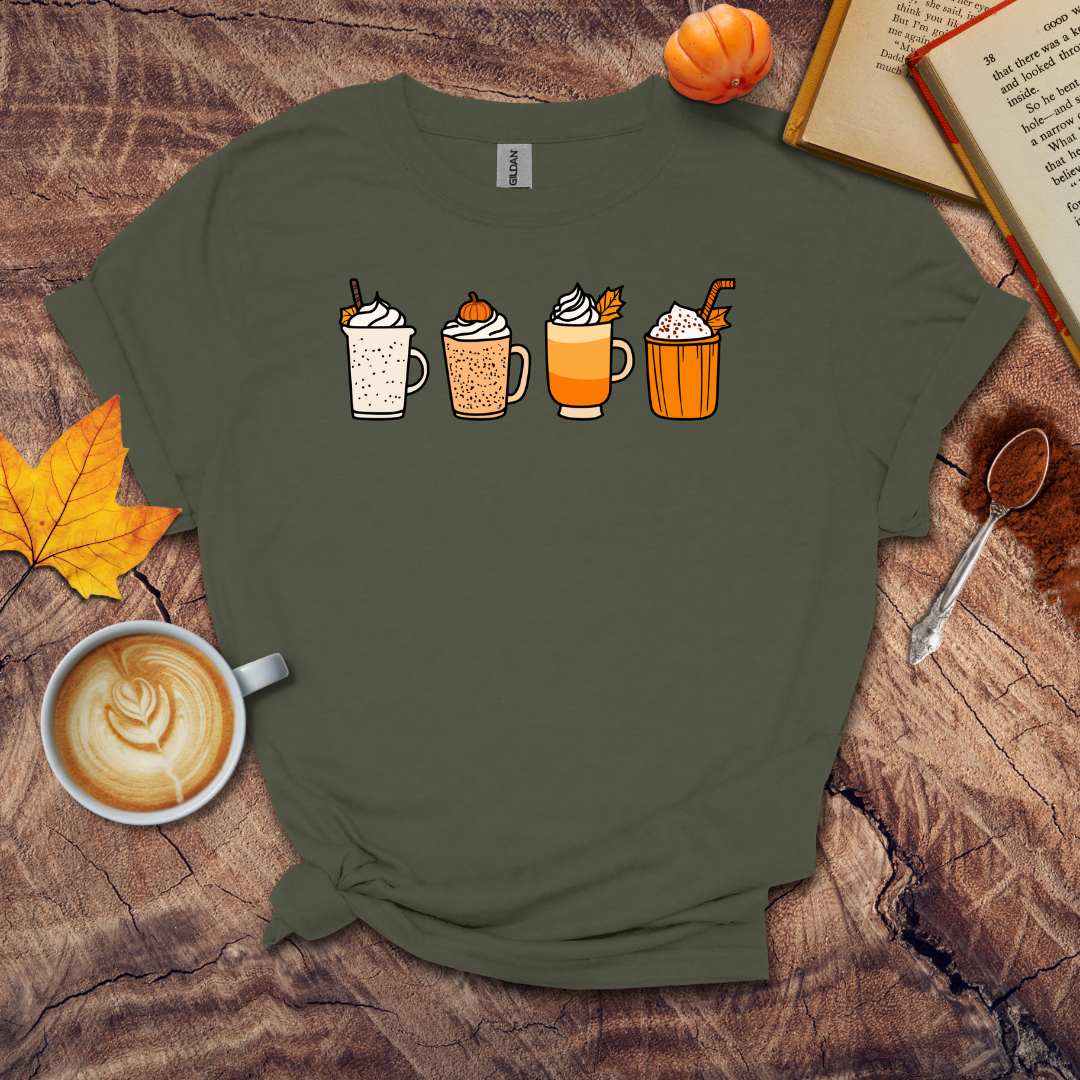 Pumpkin coffee T-shirt