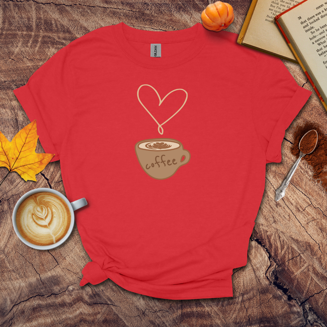 Coffee and Heart T-shirt