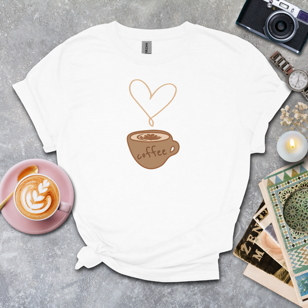 Coffee and Heart T-shirt