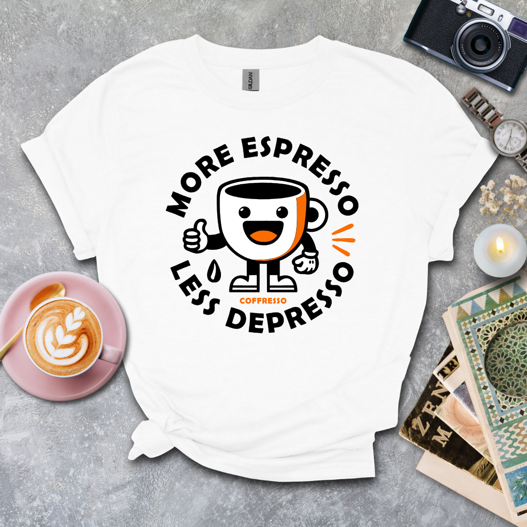 More Expresso Less Depresso T-shirt