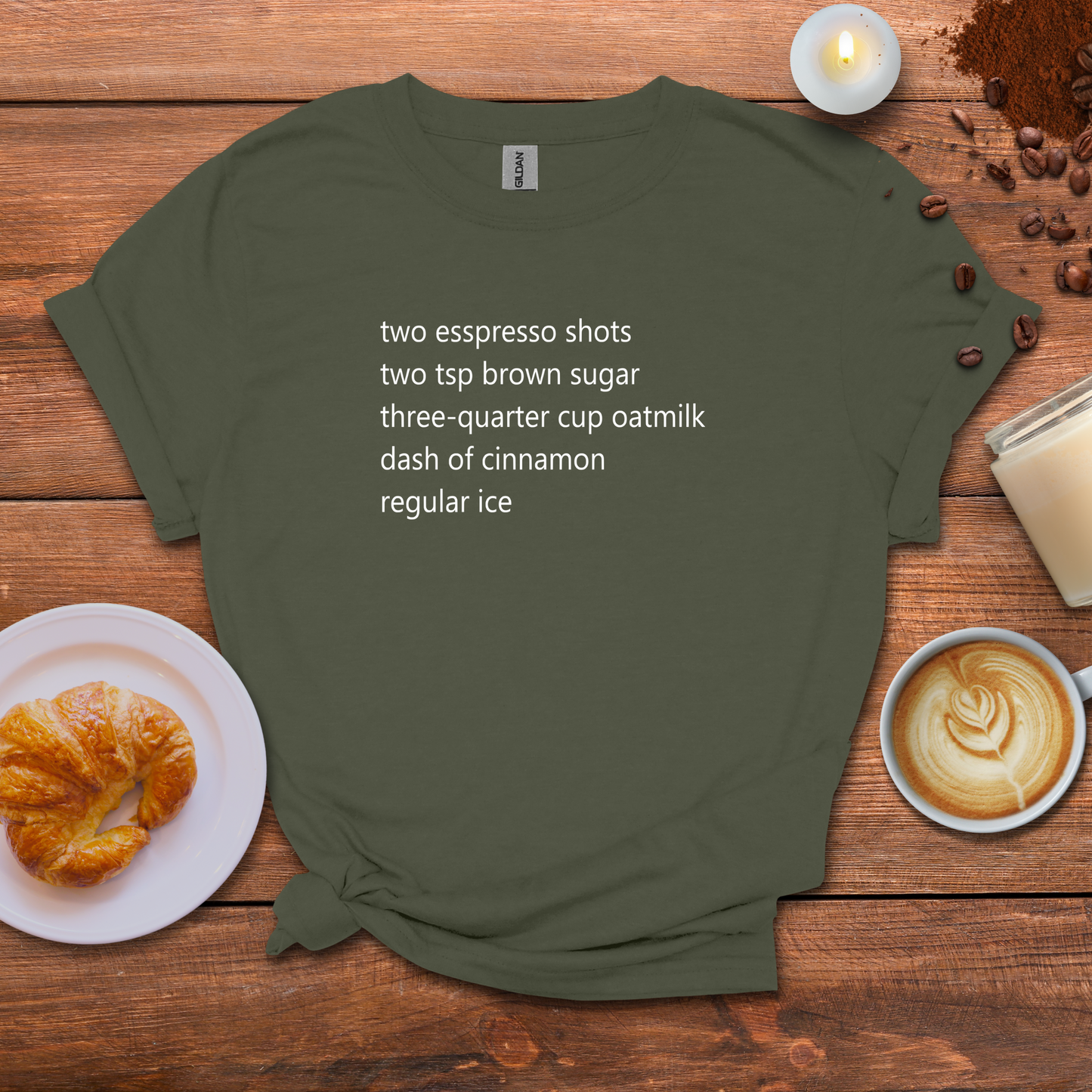 Coffee recipe T-shirt