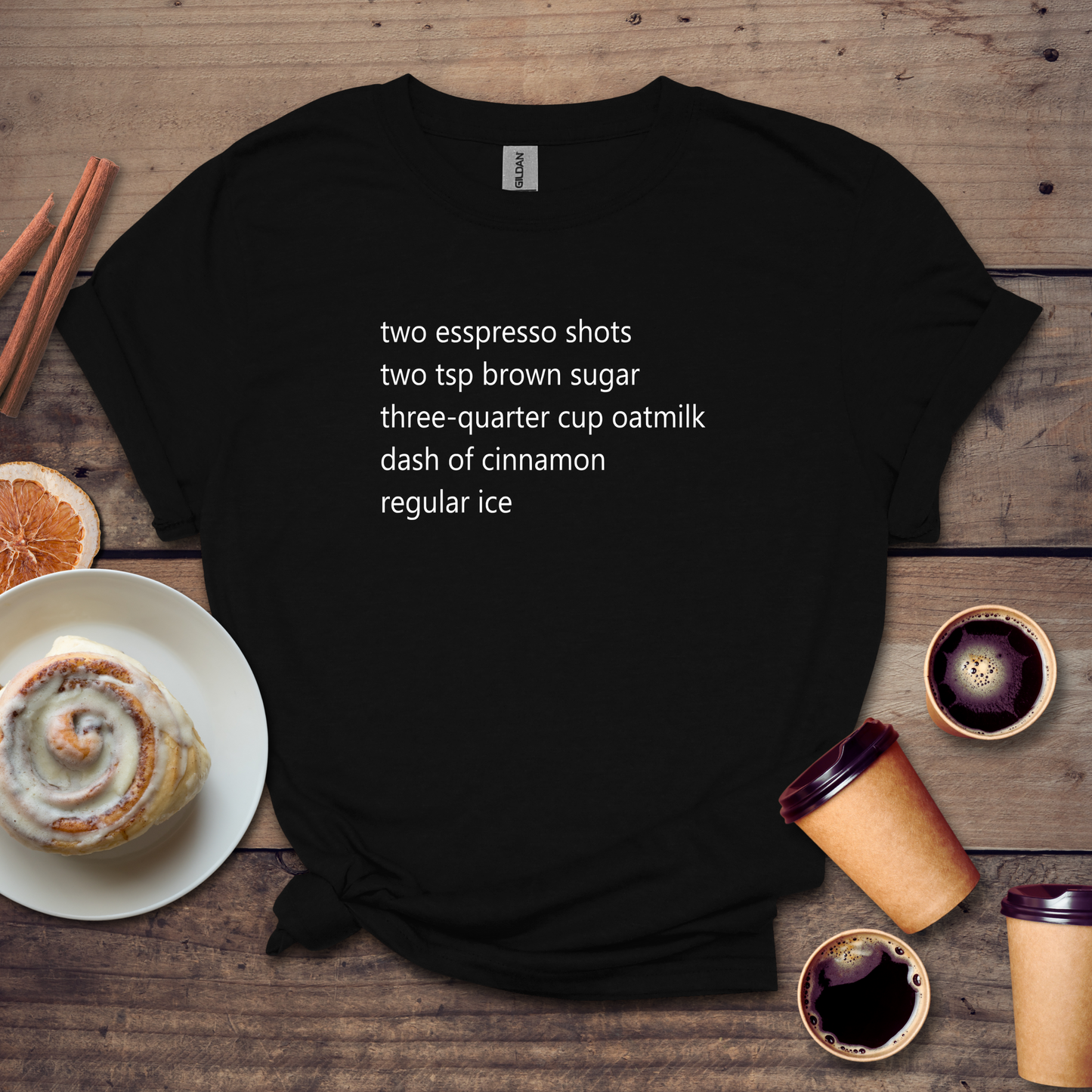 Coffee recipe T-shirt