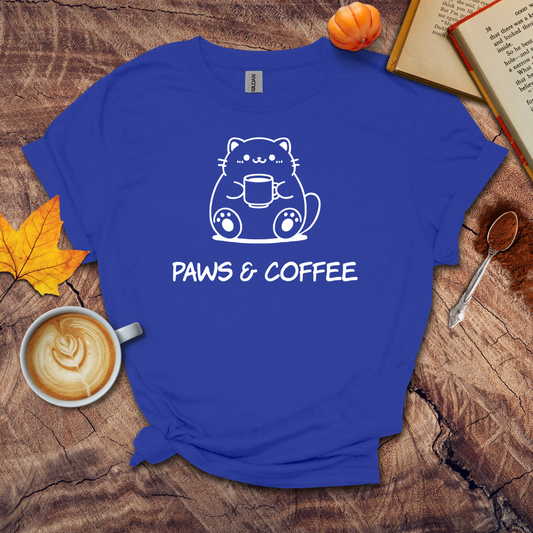 Paws and coffee T-shirt