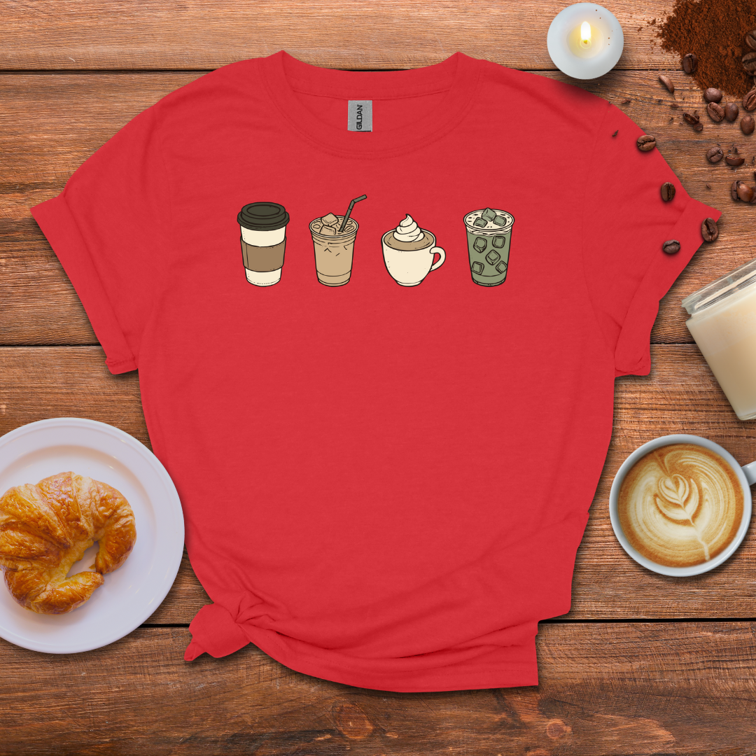 4 chill cups of coffee T-shirt