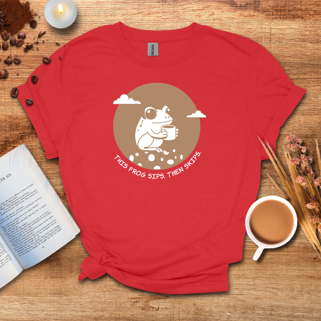 Frog and coffee T-shirt